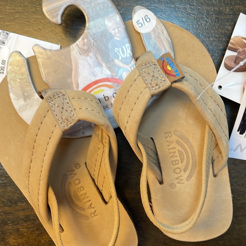 Rainbow Kids Premier Leather flip flops - Picture 2 of 8